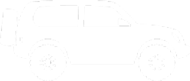 White silhouette of a simple, boxy SUV or off-road vehicle